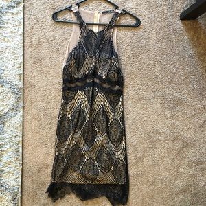 Lacey Black and Nude dress